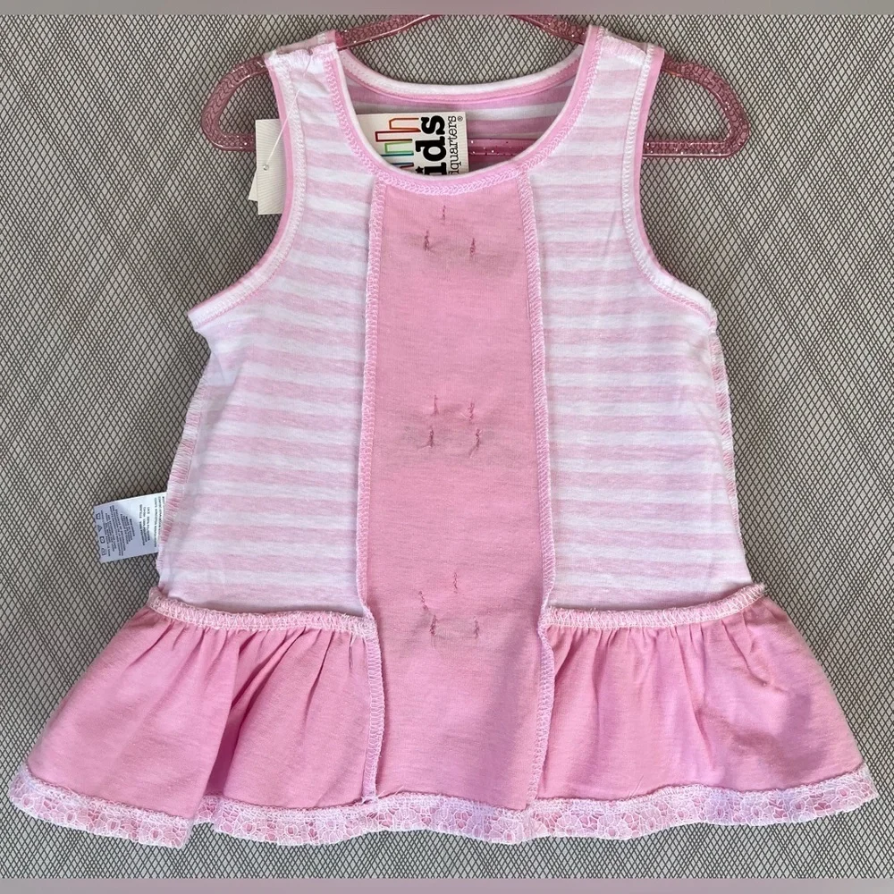 Kids Headquarters - Sleeveless floral Peplum Top w/Capri pant Set (Size 2T) NWT